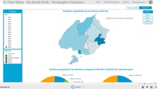 A view of demography data from the newly launched Tō Tātou Pūkete website