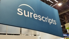 Surescripts sign at trade show