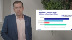 A talk with survey results displayed