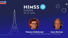 Thomas Hellebrand and Iman Merison, the Netherlands Ministry of Health, Welfare and Sport_HIMSS25 Europe