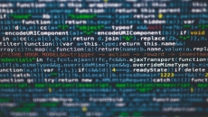 Computer code on a screen
