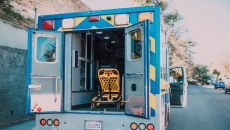 An ambulance