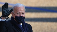 President Joe Biden in a mask