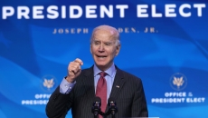 Joe Biden at a lectern