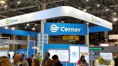 The Cerner booth at HIMSS