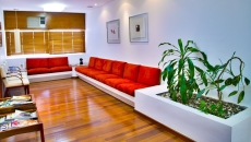 A waiting room at the doctor