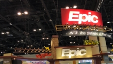 An Epic trade show booth