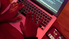 Hands on a keyboard