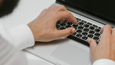 Hands on a keyboard