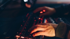 Hands on a keyboard