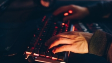 Hands on a keyboard