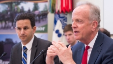 Sen. Brian Schatz and Jerry Moran