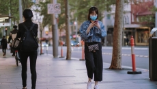 George Street, Sydney, during the pandemic.
