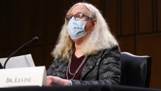 Dr. Rachel Levine in a mask