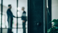 Businesspeople shaking hands