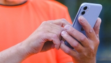 A person texting