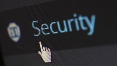 The word "security" next to a cursor