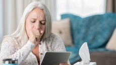 Person coughing