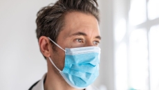 Person in mask