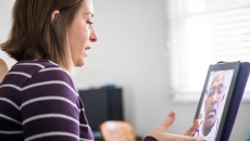 A patient seeking telehealth
