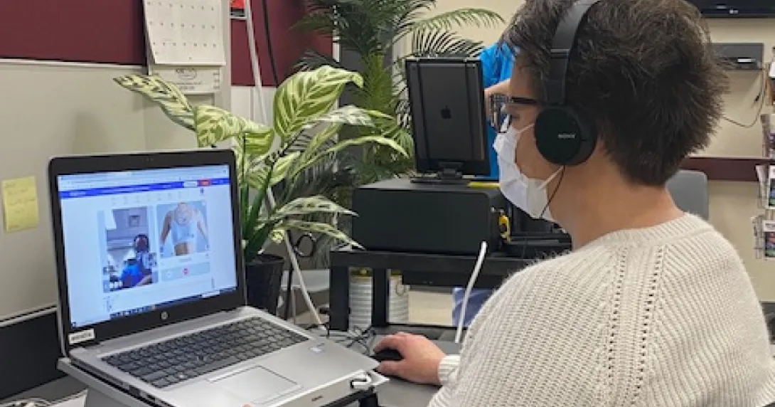 telehealth visit using Tyto Care technology