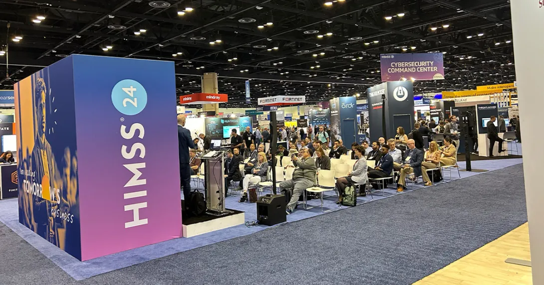 HIMSS24 exhibit hall