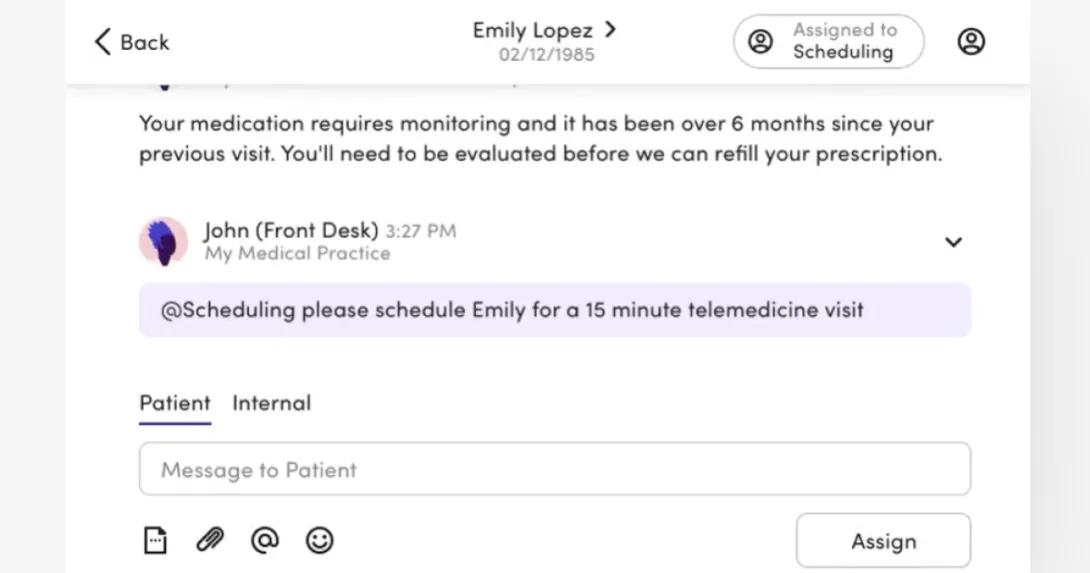 Klara system telehealth