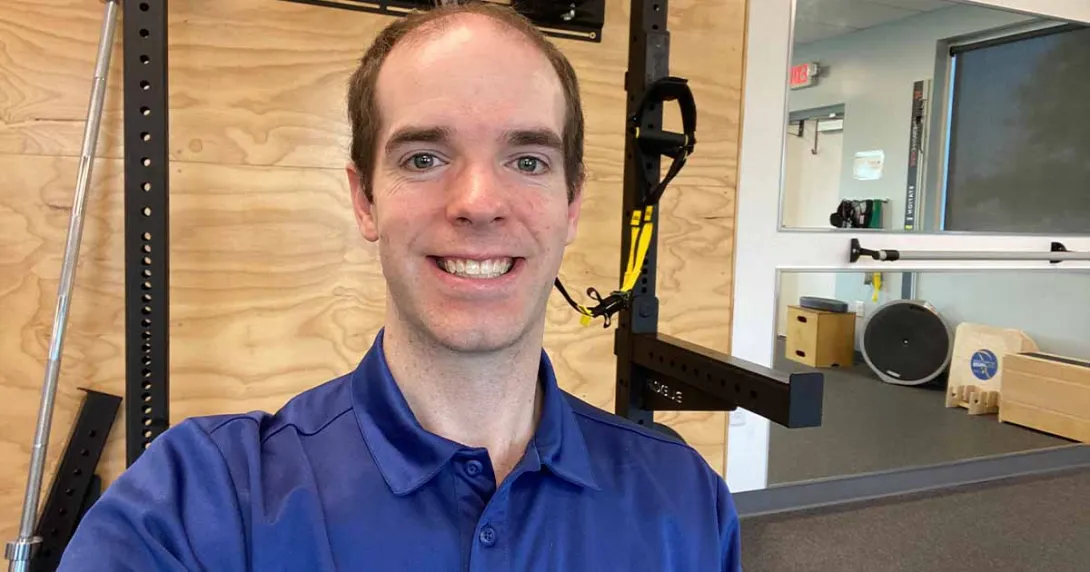 Matt Mastenbrook, DPT, of Baylor Scott & White Institute for Rehabilitation