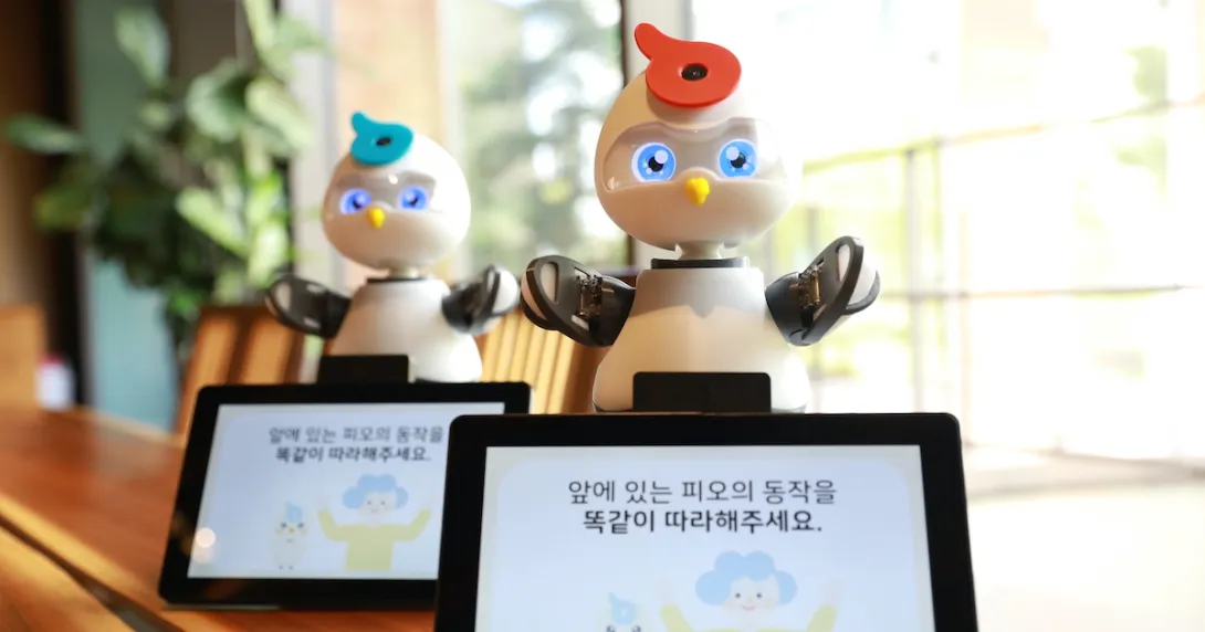 AI robots called PIO support the wellbeing of patients with dementia