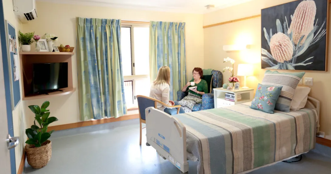 A resident's room at Apollo Care