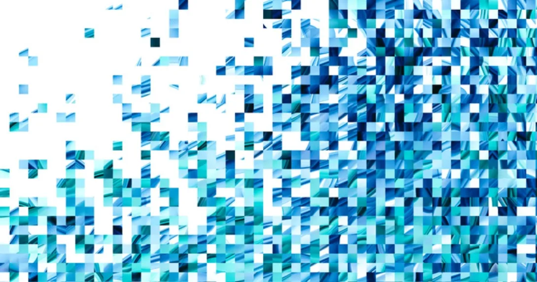 Abstract pattern of small squares
