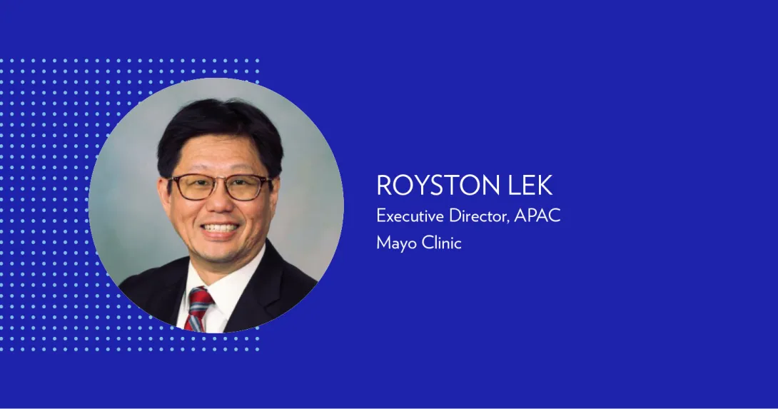 Photo of Royston Lek, Mayo Clinic Asia-Pacific