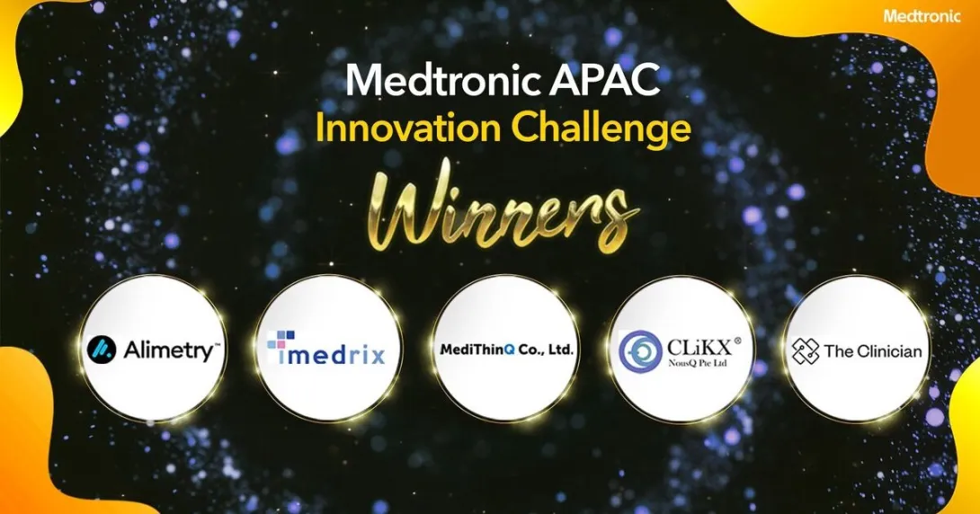 Winners of the Medtronic APAC Innovation Challenge