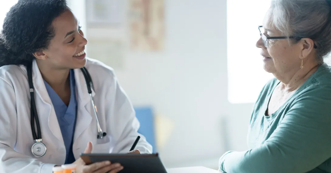 Doctor talking to patient Doctor talking to patient