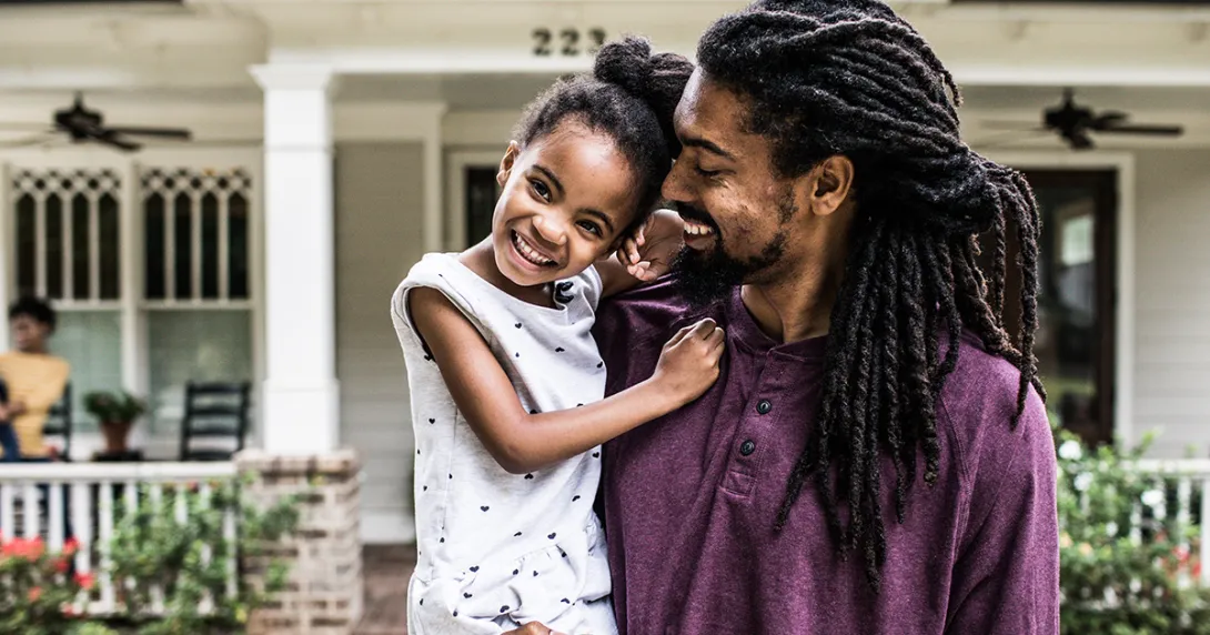 Father and daughter