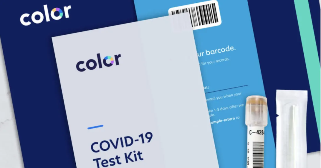 Color COVID19 test kit