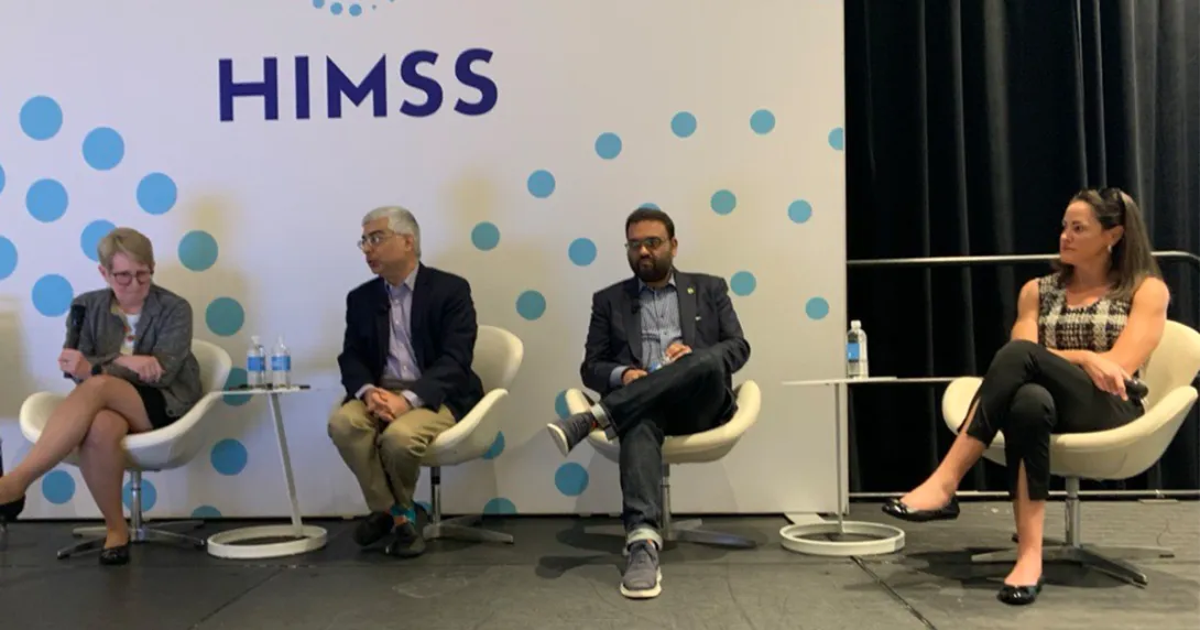 Digital health panel speaking at HIMSS24 Digital health panel speaking at HIMSS24