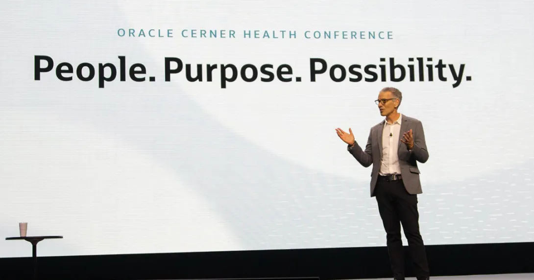 Dr. David Feinberg at the Oracle Cerner Health Conference