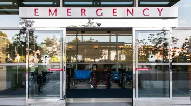 Emergency room entrance