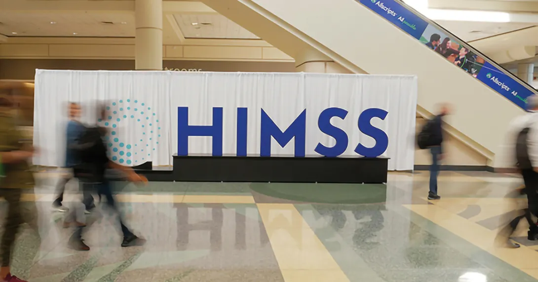 Attendees at HIMSS