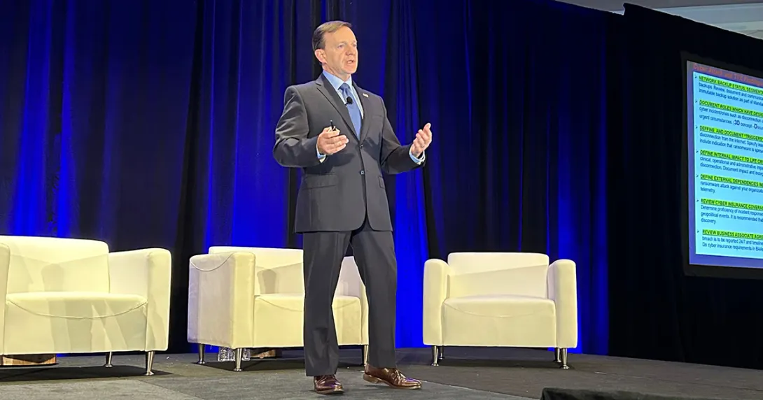 John Riggi, national advisor for cybersecurity and risk for the American Hospital Association John Riggi, national advisor for cybersecurity and risk for the American Hospital Association