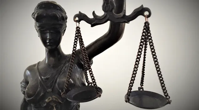 Statue holding the scales of justice