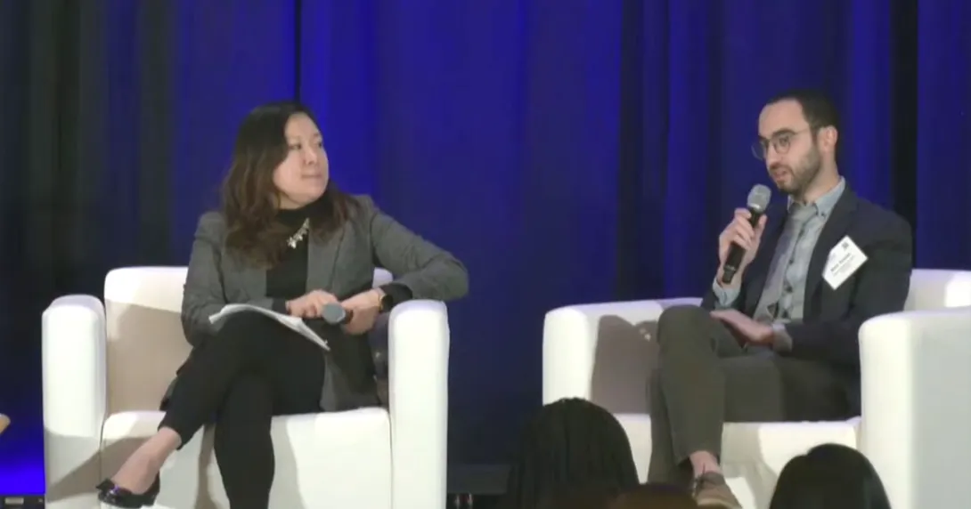 Jenny Ma, senior advisor in the HHS Office for Civil Rights, and Dr. Mark Sendak of the Duke Institute for Health Innovation