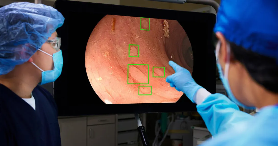 An AI-assisted colorectal screening tool used at Farrer Park Hospital