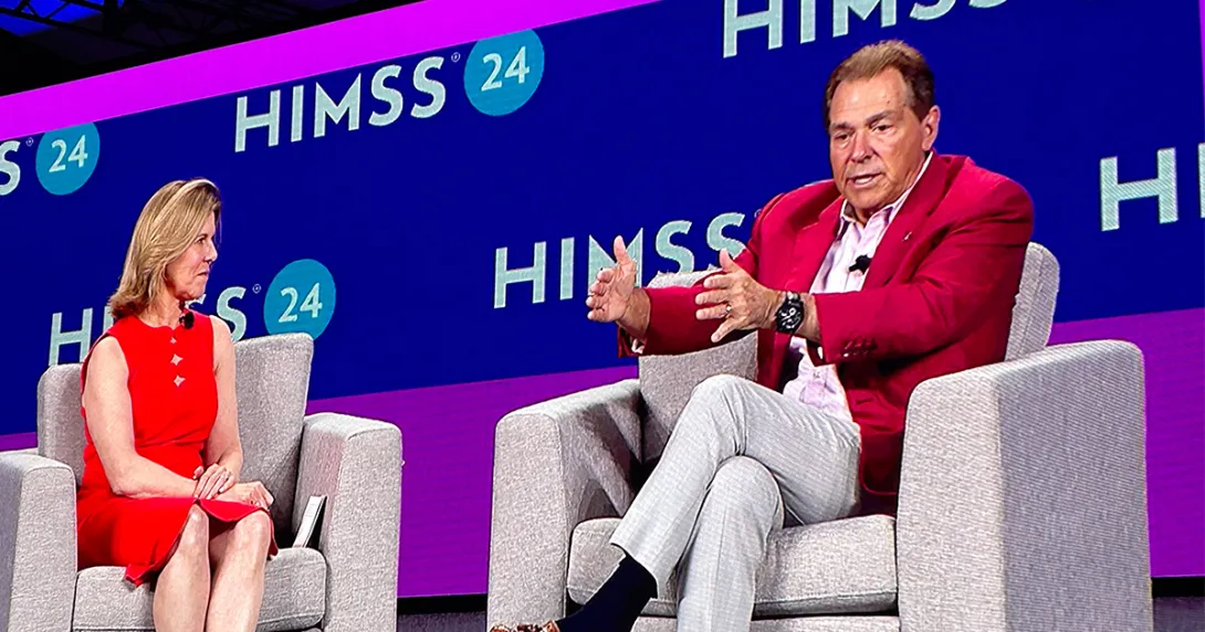 Nick Saban and Amy Compton Philips