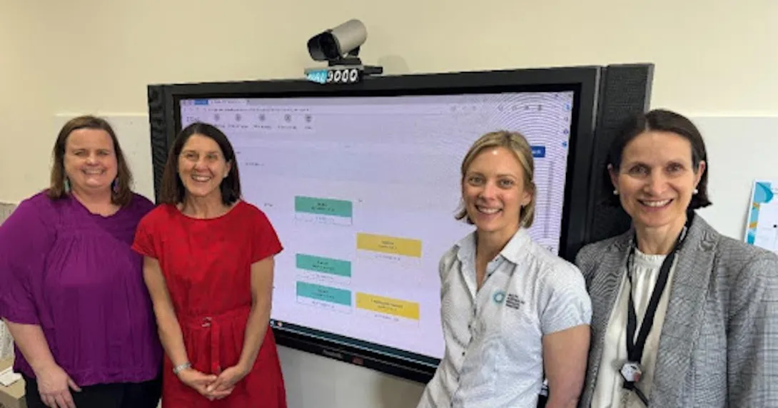 Representatives for the PRMs Program from the Commission on Excellence and Innovation in Health and The Queen Elizabeth Hospital