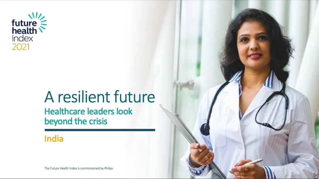 Cover of the Future Health Index 2021 India Report