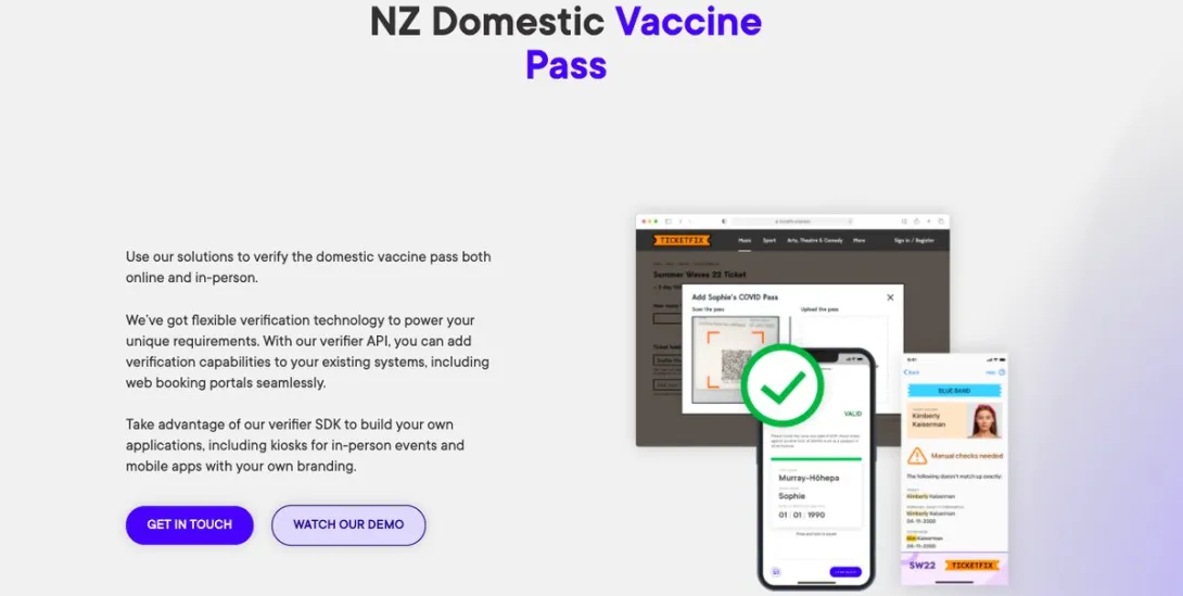 New Zealand's Domestic Vaccine Pass by Mattr