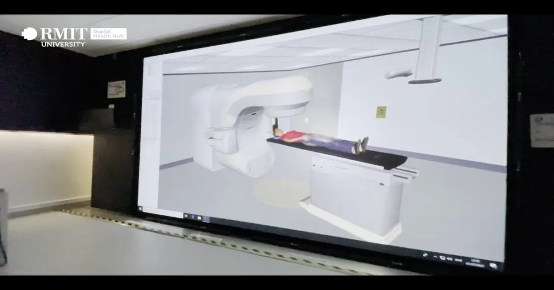 A simulated health lab at the RMIT Digital Health Hub