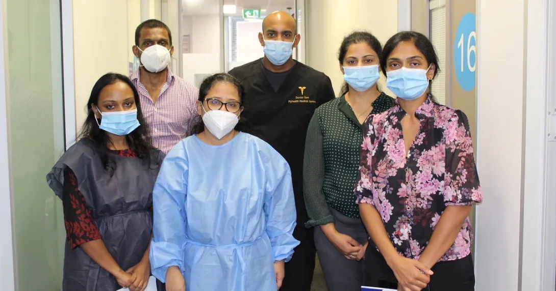 The team at Myhealth Oran Park, one of 70 sites using iRAD in South Western Sydney.
